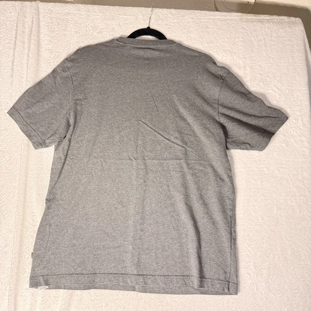CAT Men’s Gray Logo Graphic T-Shirt Size M